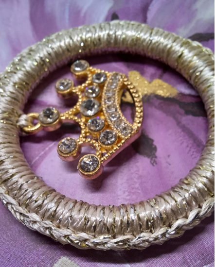 Háčkované  dizajnové náušnice "Šperk ako umenie"